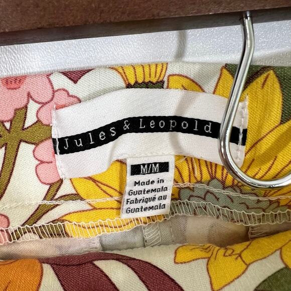 Jules & Leopold Floral Multicolor Pants - Picture 7 of 11